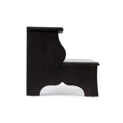 Butler Specialty Company - Melrose 15 in. H x 18 in. W 2 Step Wood Stool, Dark Brown - 1922005