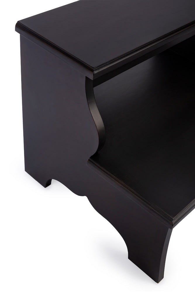 Butler Specialty Company - Melrose 15 in. H x 18 in. W 2 Step Wood Stool, Dark Brown - 1922005