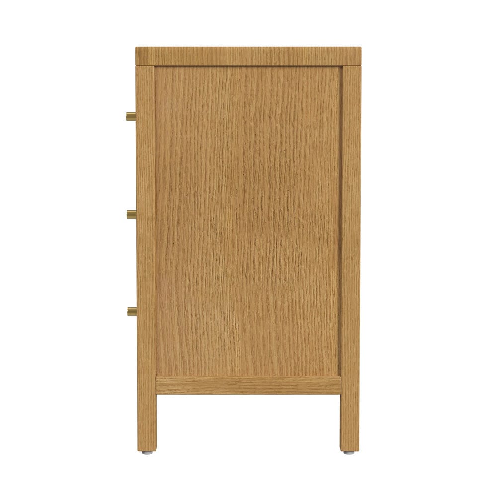 Butler Specialty Company - Mendel 60 in. W Rectangular Wood 6 Drawer Dresser, Light Brown - 6266492 view 4