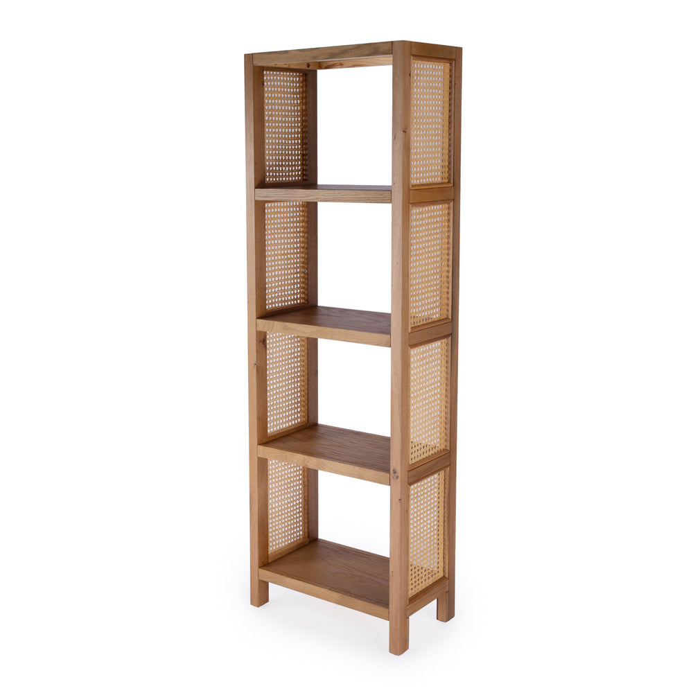 Butler Specialty Company - Mesa 24 in. W Rectangular Cane/Solid Wood 4 Tier Etagere Bookcase, Natural - 9752438