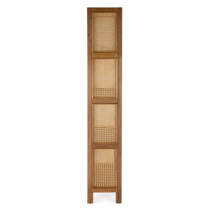 Butler Specialty Company - Mesa 24 in. W Rectangular Cane/Solid Wood 4 Tier Etagere Bookcase, Natural - 9752438