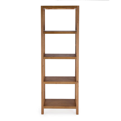 Butler Specialty Company - Mesa 24 in. W Rectangular Cane/Solid Wood 4 Tier Etagere Bookcase, Natural - 9752438