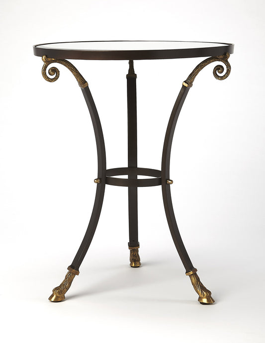 Butler Specialty Company - Meurice Glass & Metal Side Table, Black - 5342025