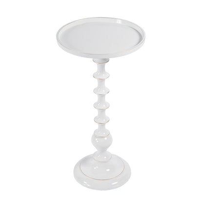 Butler Specialty Company - Mia 11 in. W Round Metal Side Table, White - 5807025 View 1