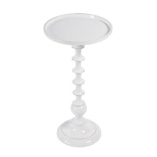 Butler Specialty Company - Mia 11 in. W Round Metal Side Table, White - 5807025 View 1
