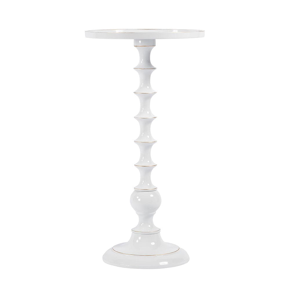 Butler Specialty Company - Mia 11 in. W Round Metal Side Table, White - 5807025 View 2