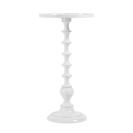 Butler Specialty Company - Mia 11 in. W Round Metal Side Table, White - 5807025 View 2