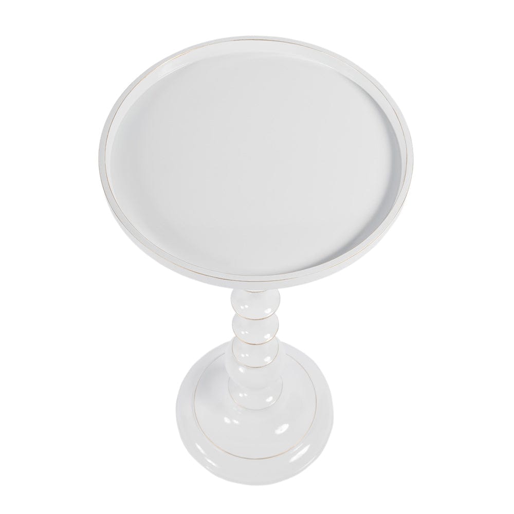 Butler Specialty Company - Mia 11 in. W Round Metal Side Table, White - 5807025 View 3