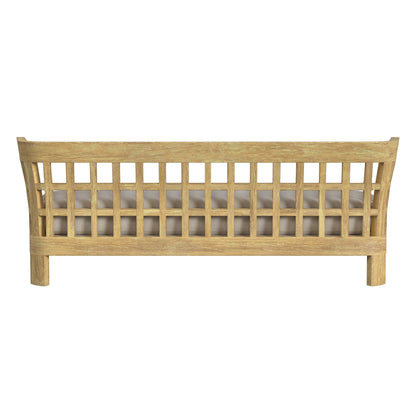 Butler Specialty Company - Monhegan Indoor/Outdoor 74 in. W Upholstered & Teak Sofa, Light Brown - 5654436_CLOSEOUT