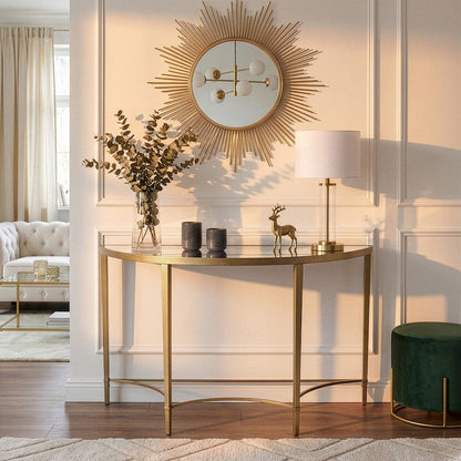 Butler Specialty Company - Monica Demilune Console Table, Gold - 3803355 view 7