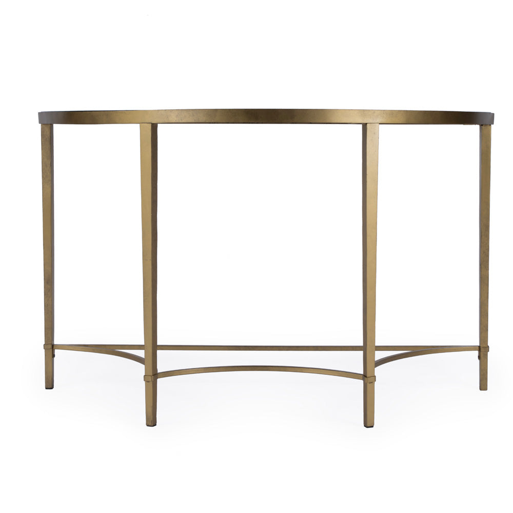 Butler Specialty Company - Monica Demilune Console Table, Gold - 3803355