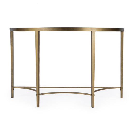 Butler Specialty Company - Monica Demilune Console Table, Gold - 3803355