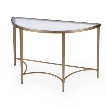 Butler Specialty Company - Monica Demilune Console Table, Gold - 3803355