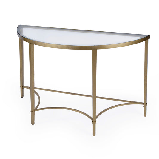 Butler Specialty Company - Monica Demilune Console Table, Gold - 3803355