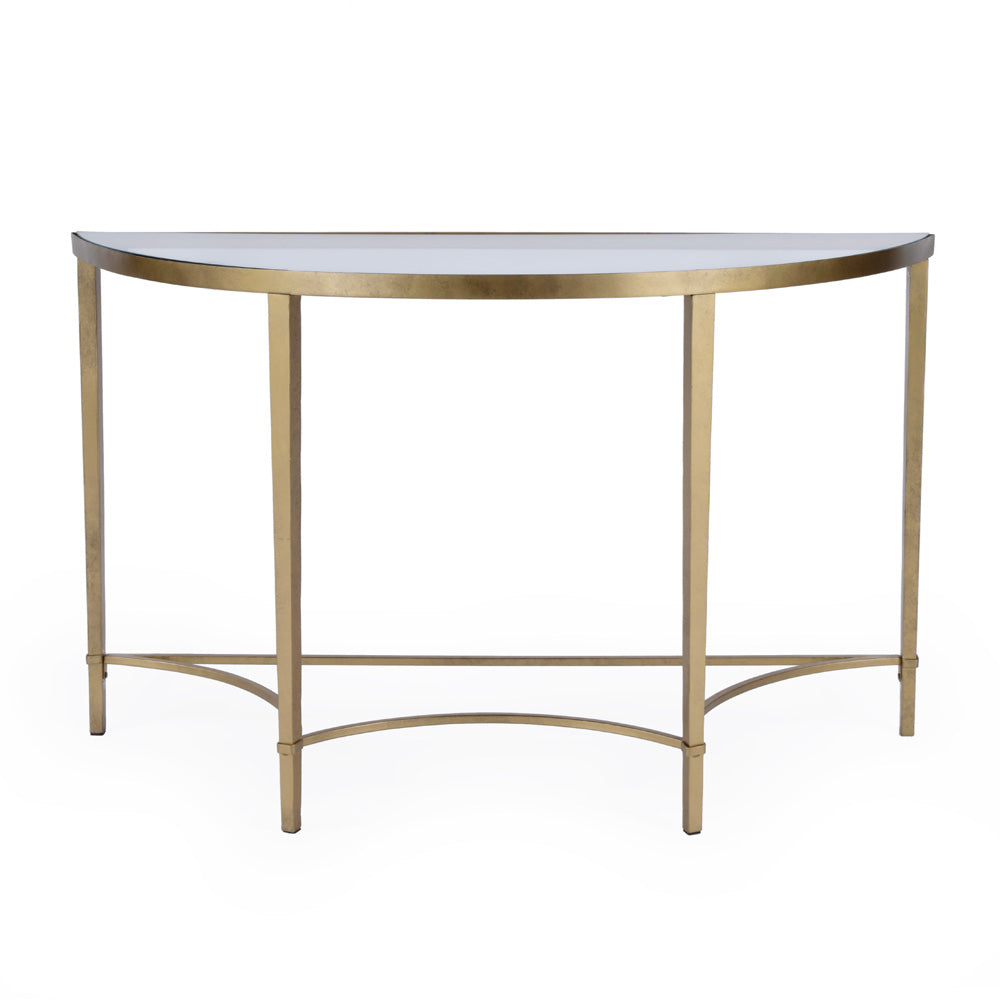 Butler Specialty Company - Monica Demilune Console Table, Gold - 3803355