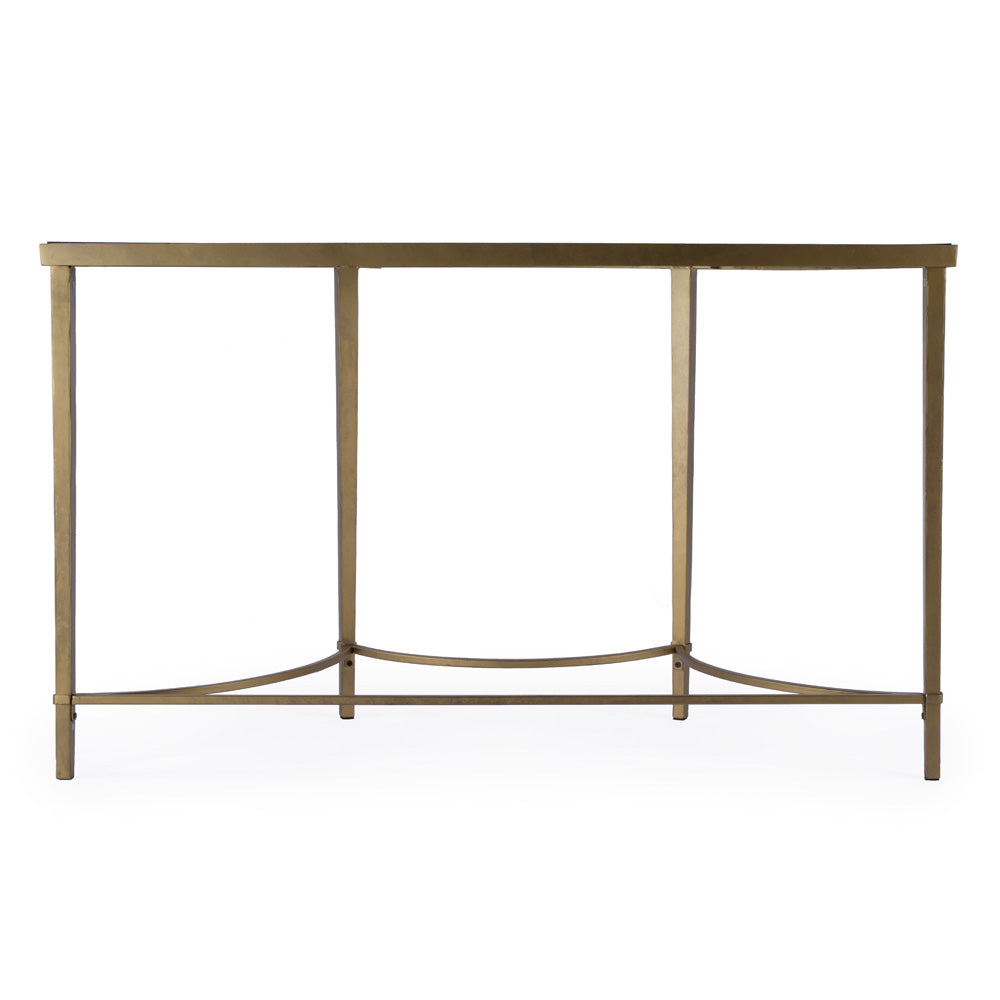 Butler Specialty Company - Monica Demilune Console Table, Gold - 3803355