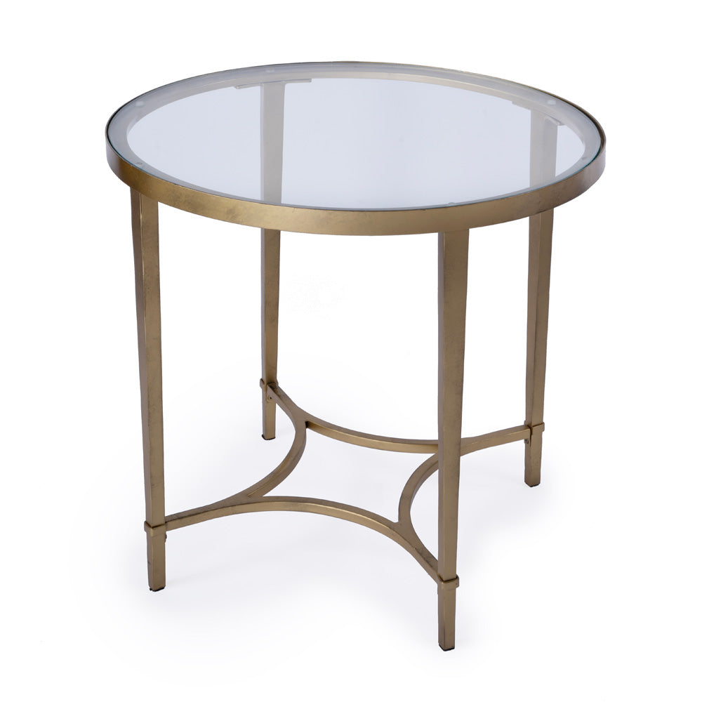 Butler Specialty Company - Monica Oval End Table, Gold - 3801355