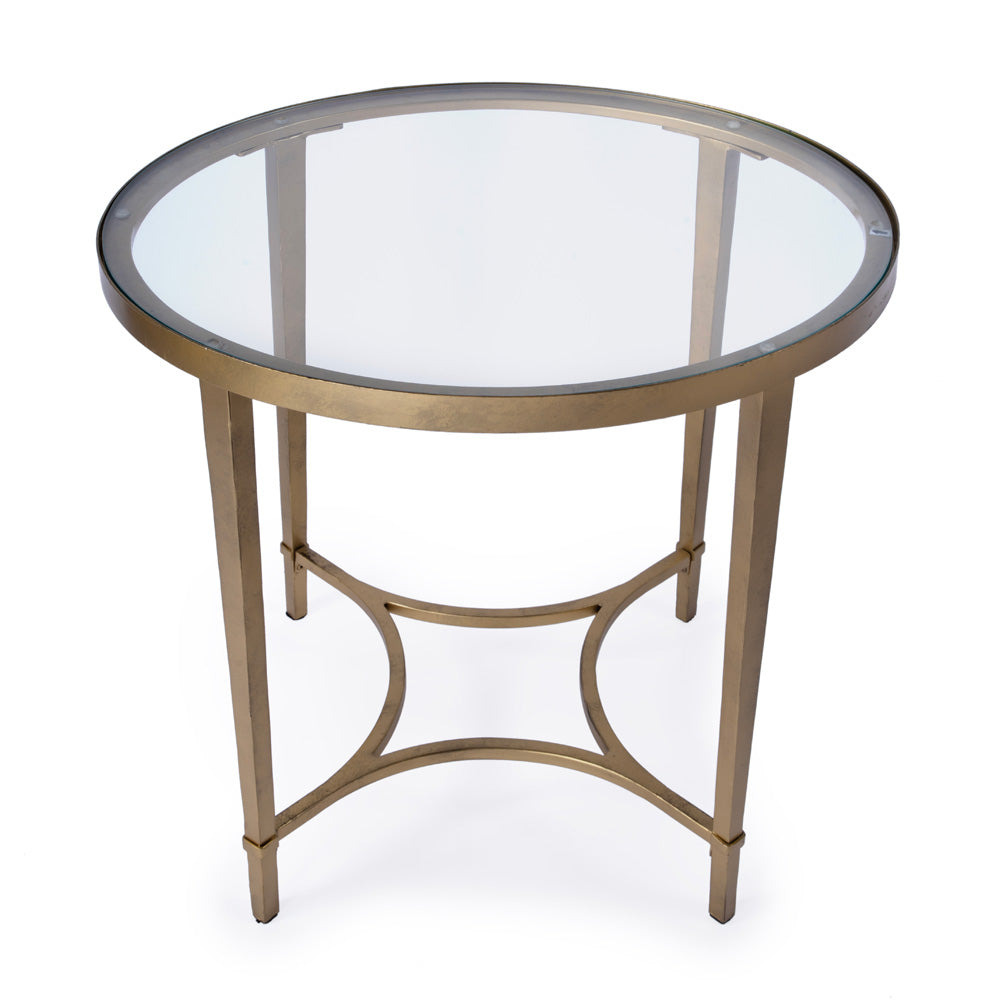 Butler Specialty Company - Monica Oval End Table, Gold - 3801355