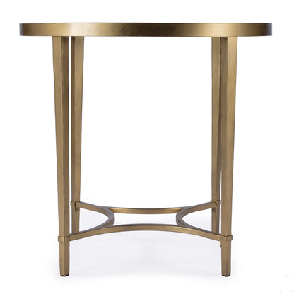 Butler Specialty Company - Monica Oval End Table, Gold - 3801355
