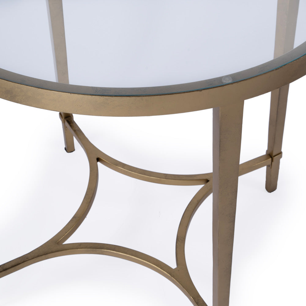 Butler Specialty Company - Monica Oval End Table, Gold - 3801355