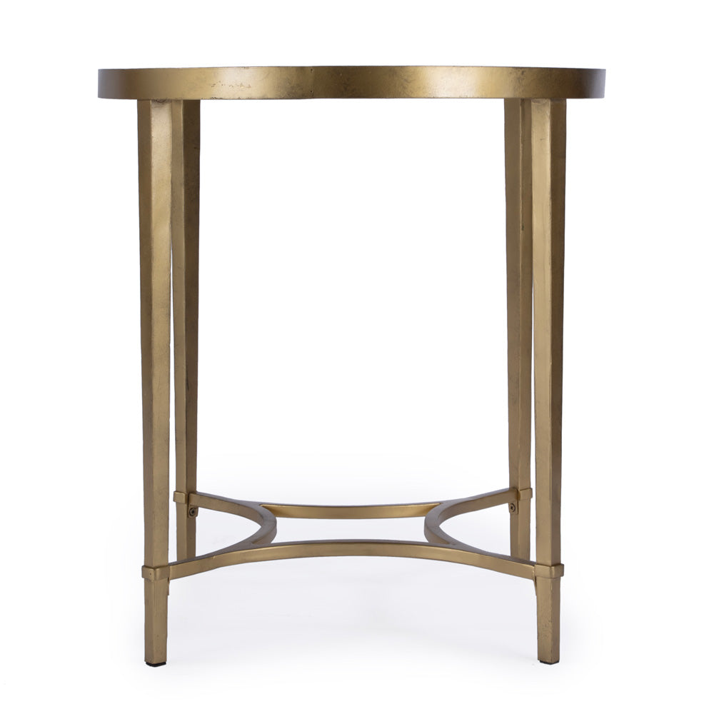 Butler Specialty Company - Monica Oval End Table, Gold - 3801355