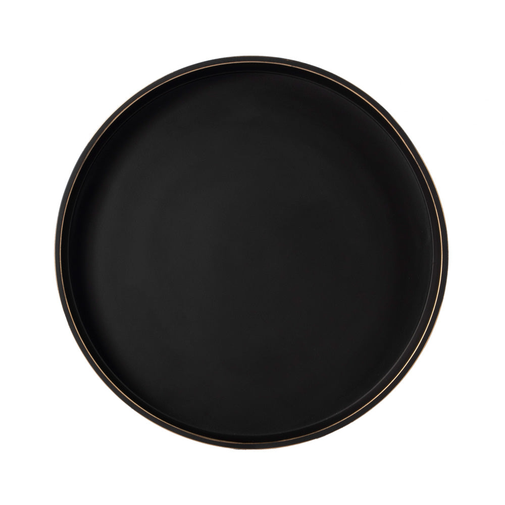 Butler Specialty Company - Monique Large Pedestal Side Table, Black - 5637025