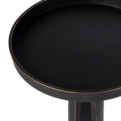 Butler Specialty Company - Monique Large Pedestal Side Table, Black - 5637025