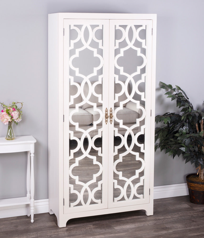 Butler Specialty Company - Morjanna 76.5 in. H x 36 in. W Wood Tall Armoire, White - 4356288