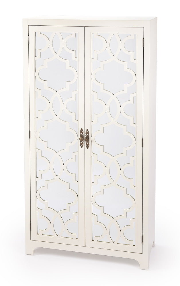 Butler Specialty Company - Morjanna 76.5 in. H x 36 in. W Wood Tall Armoire, White - 4356288