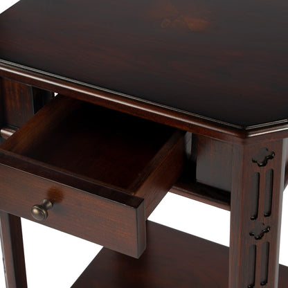 Butler Specialty Company - Moyer 15 in. W Rectangular Wood 1 Drawer Side Table, Dark Brown - 1486024