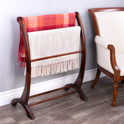 Butler Specialty Company - Nathaniel Blanket Stand, Dark Brown - 3804024