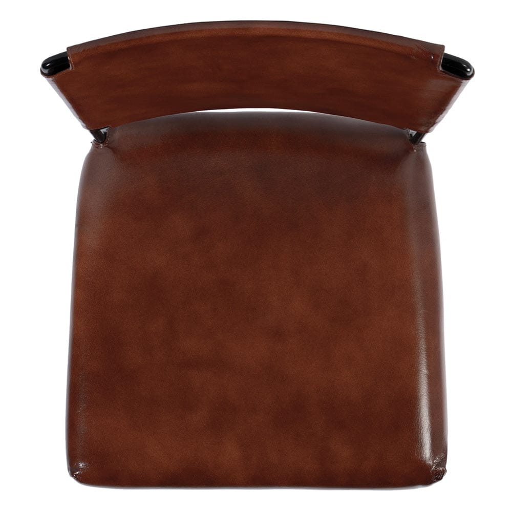 Butler Specialty Company - Nevin 19 in. Seat Height Leather and Iron Dining Side Chair, Brown - 5878344 View 4