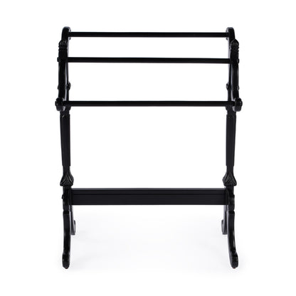 Butler Specialty Company - Newhouse 37.25 in. H x 29.25 in. W Rectangular Wood Blanket Stand, Black - 1910111