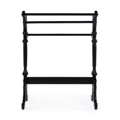 Butler Specialty Company - Newhouse 37.25 in. H x 29.25 in. W Rectangular Wood Blanket Stand, Black - 1910111
