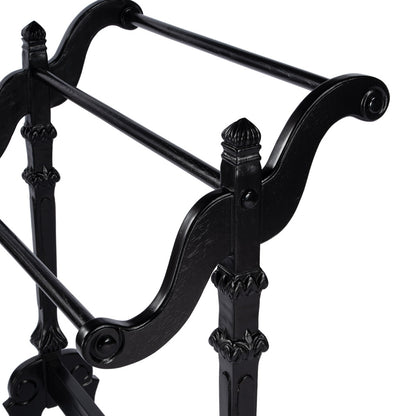 Butler Specialty Company - Newhouse 37.25 in. H x 29.25 in. W Rectangular Wood Blanket Stand, Black - 1910111