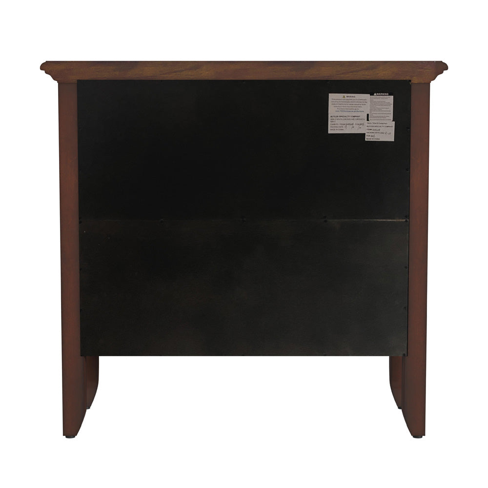 Butler Specialty Company - Newport 32 in. W 2 Shelf Bookcase, Dark Brown - 3044024