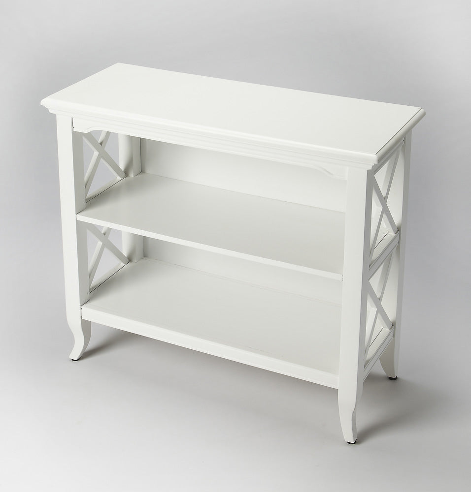 Butler Specialty Company - Newport 32"W 2 Shelf Bookcase, White - 3044304