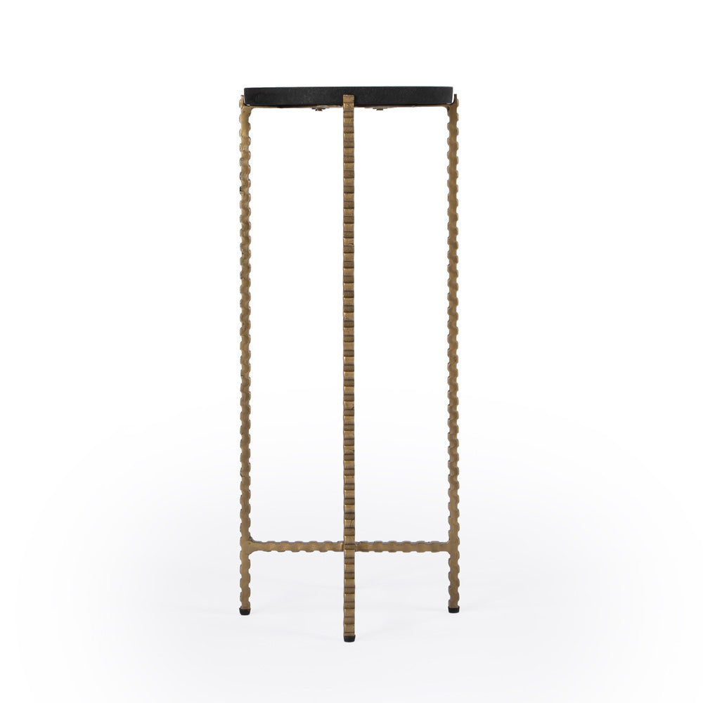 Butler Specialty Company - Nigella Granite Cross Legs Side Table, Multi-Color - 5612414