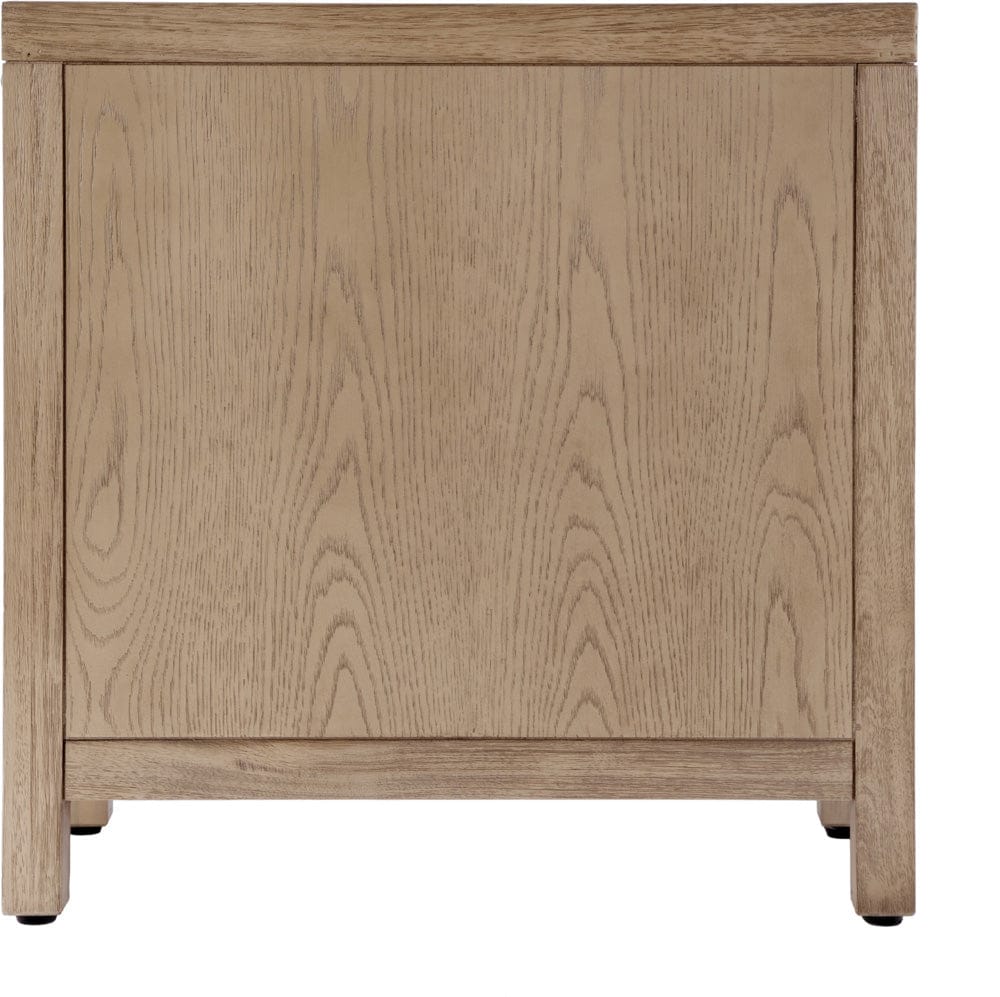 Butler Specialty Company Nora 12 in. W Wood 1 Door End Table with Pull-Out Tray  - Light Brown - 5940492 view 6