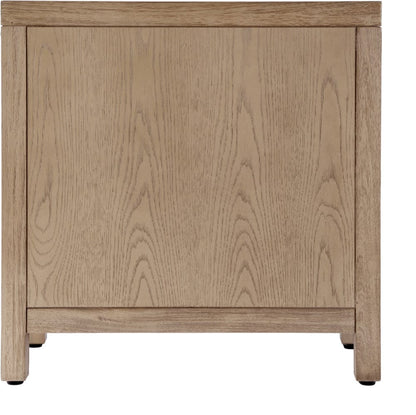 Butler Specialty Company Nora 12 in. W Wood 1 Door End Table with Pull-Out Tray  - Light Brown - 5940492 view 6