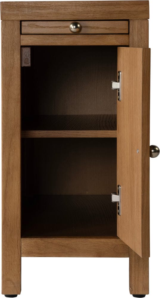 Butler Specialty Company Nora 12 in. W Wood 1 Door End Table with Pull-Out Tray  - Natural - 5940452 view 4