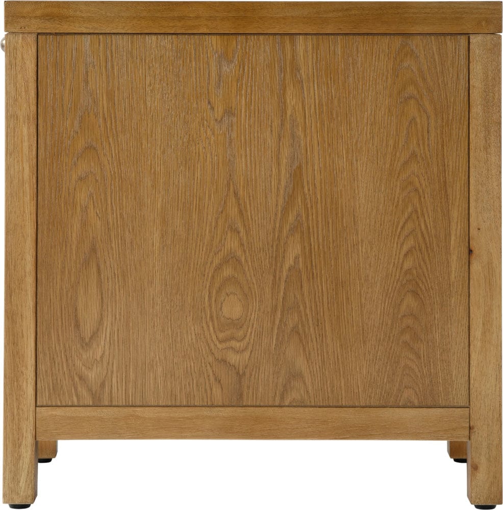 Butler Specialty Company Nora 12 in. W Wood 1 Door End Table with Pull-Out Tray  - Natural - 5940452 view 6