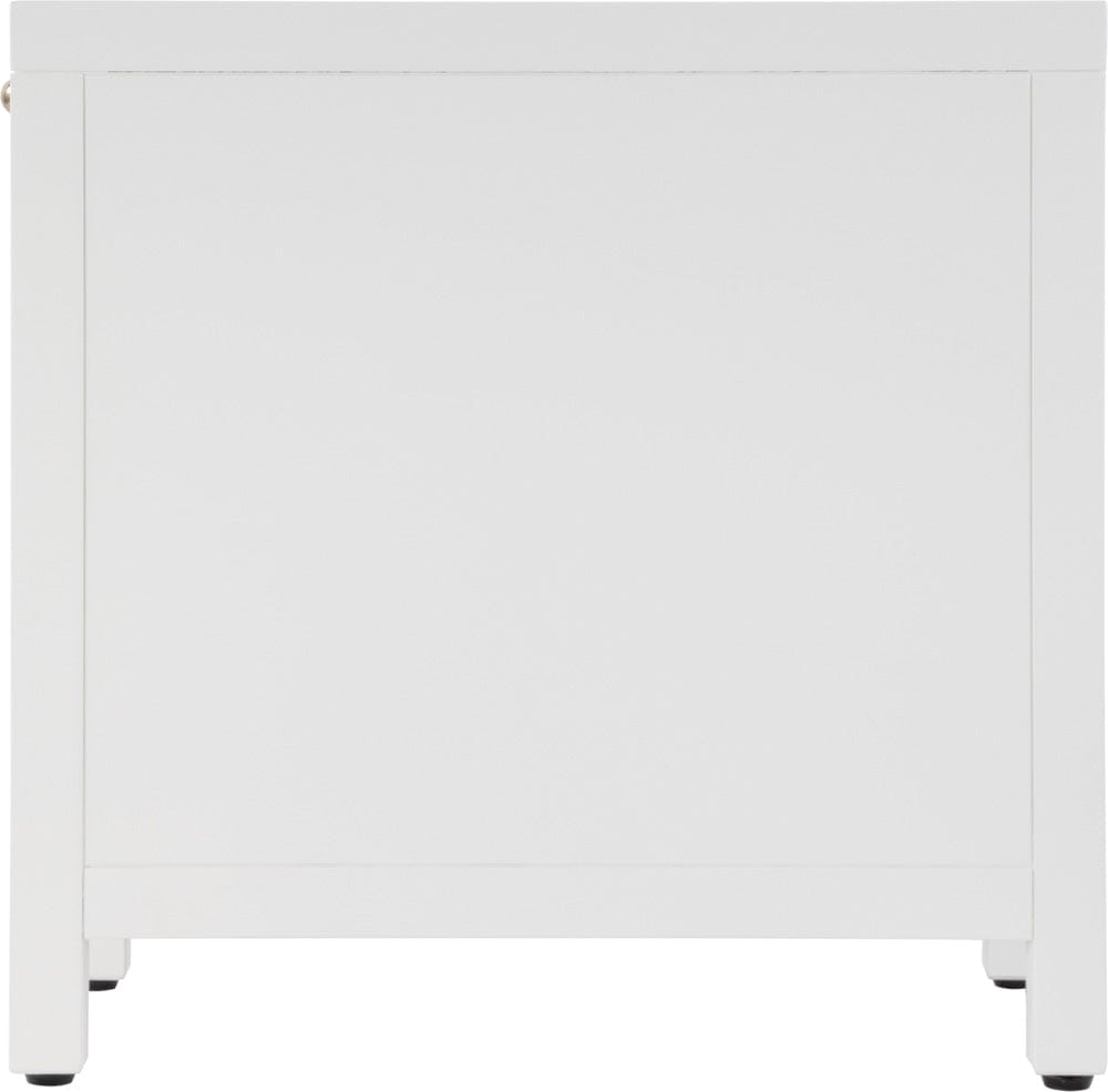 Butler Specialty Company Nora 12 in. W Wood 1 Door End Table with Pull-Out Tray  - White - 5940304 view 5
