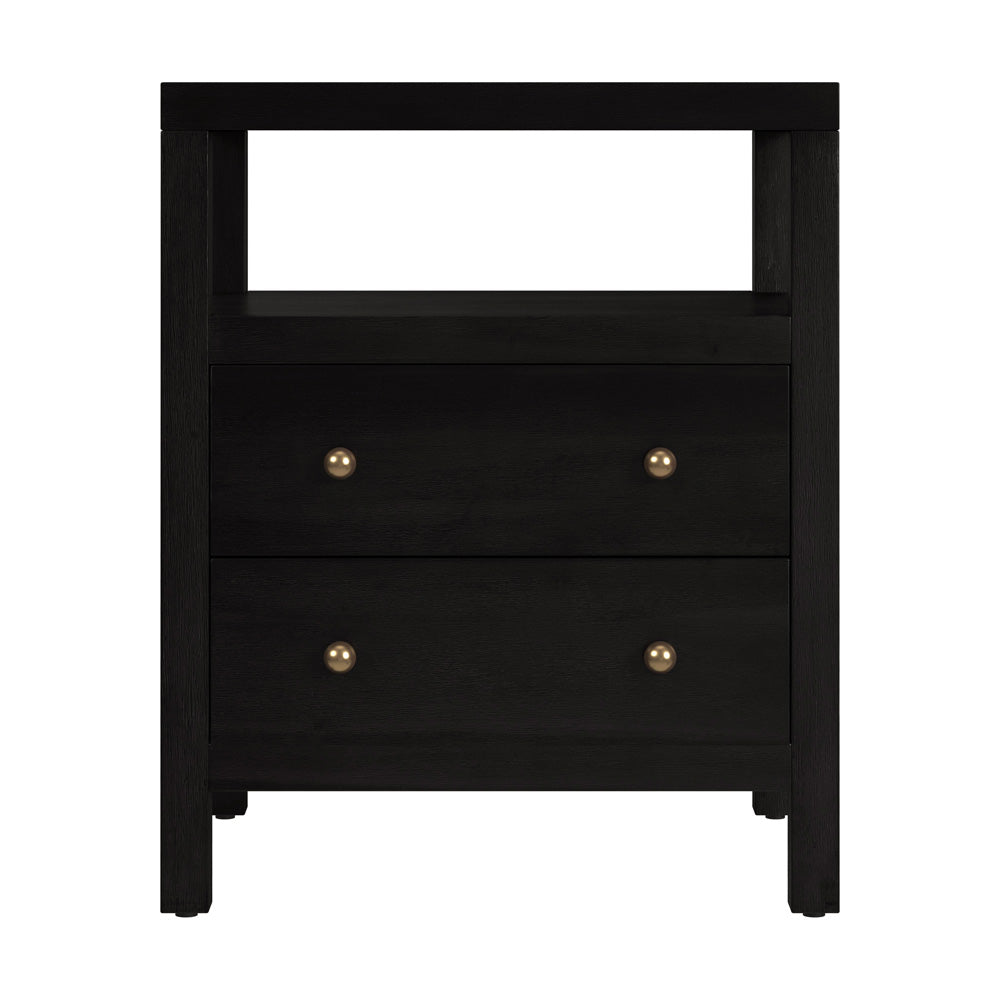 Butler Specialty Company - Nora 21 in. W 2 Drawer Wood Nightstand, Coffee - 5734451