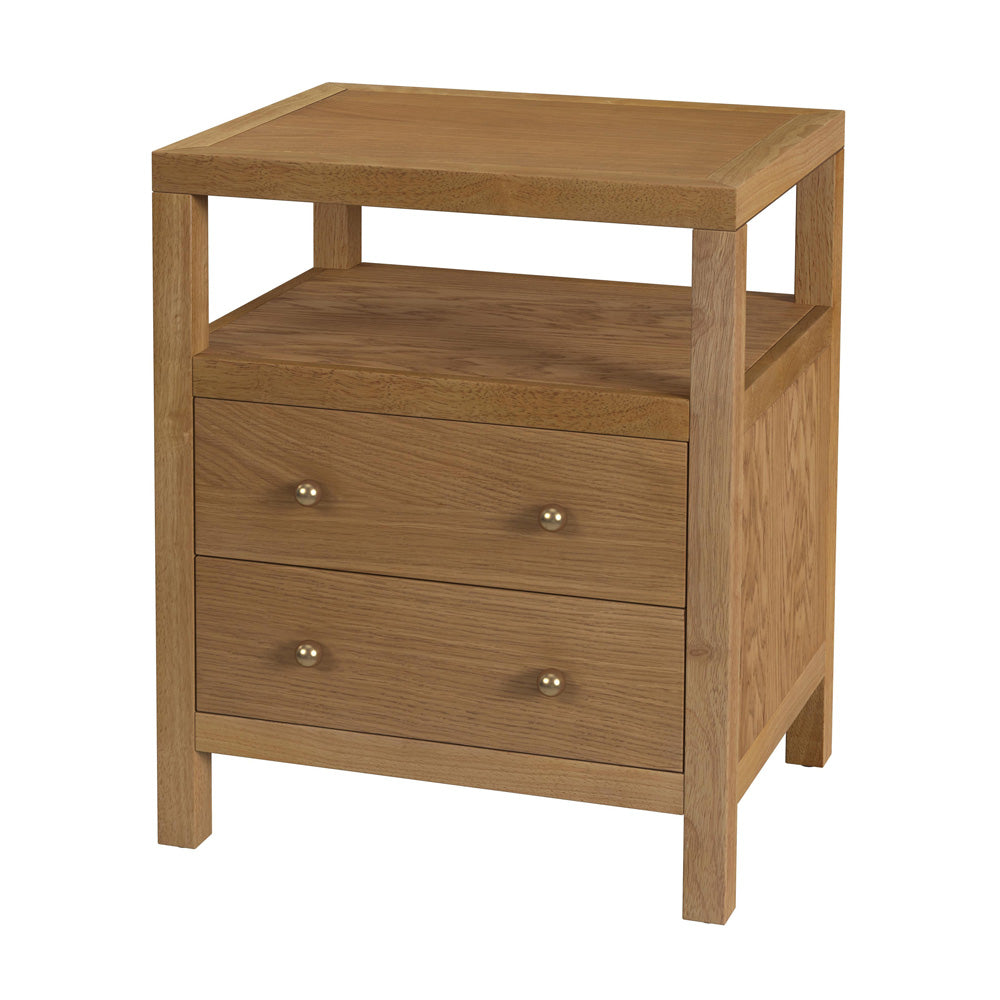 Butler Specialty Company - Nora 21 in. W 2 Drawer Wood Nightstand, Natural - 5734452