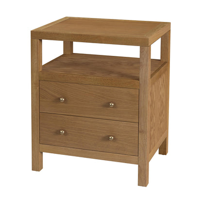 Butler Specialty Company - Nora 21 in. W 2 Drawer Wood Nightstand, Natural - 5734452