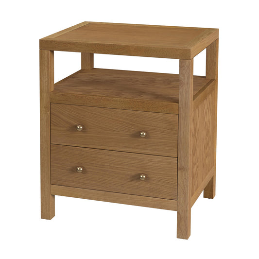 Butler Specialty Company - Nora 21 in. W 2 Drawer Wood Nightstand, Natural - 5734452