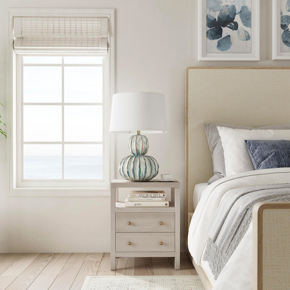 Butler Specialty Company - Nora 21 in. W 2 Drawer Wood Nightstand, Taupe - 5734450