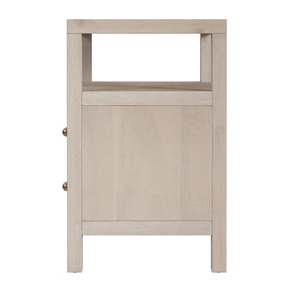 Butler Specialty Company - Nora 21 in. W 2 Drawer Wood Nightstand, Taupe - 5734450