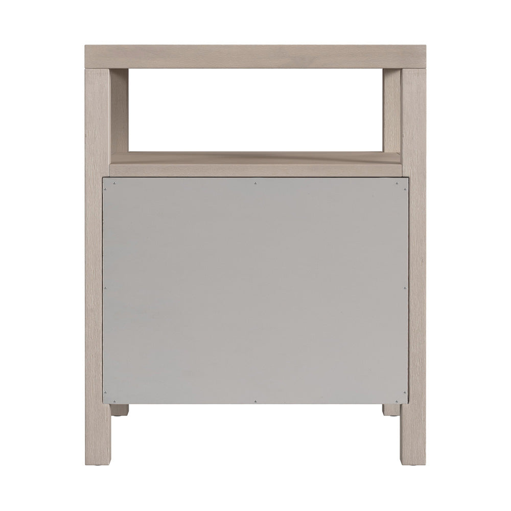 Butler Specialty Company - Nora 21 in. W 2 Drawer Wood Nightstand, Taupe - 5734450